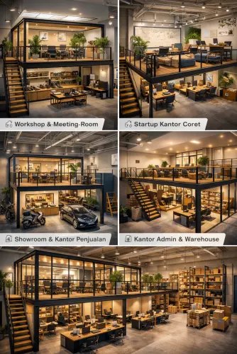 Mezzanine Ruang Kantor di Kota Bogor